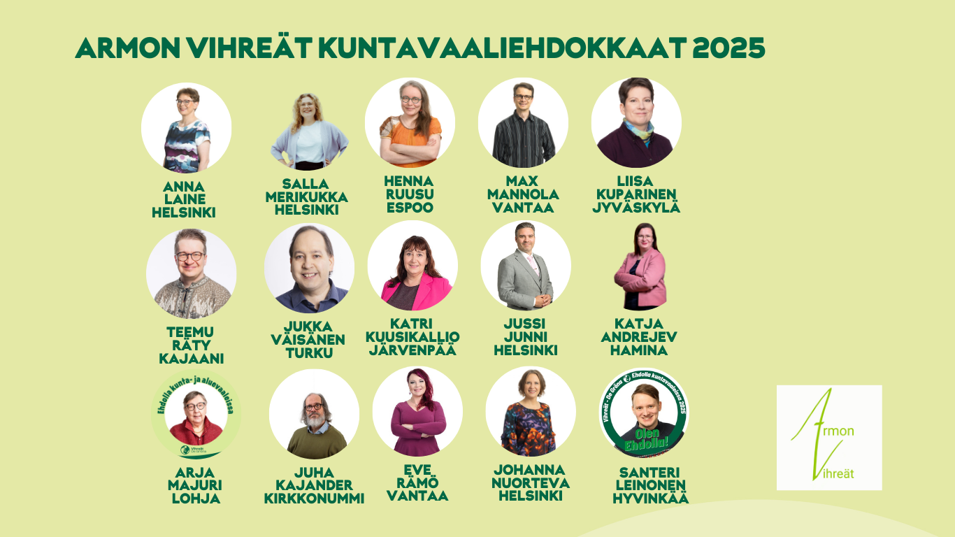 Armon Vihreiden vaaligalleria on julkaistu
